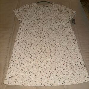 NWT Chic speckled off-white sheath dress